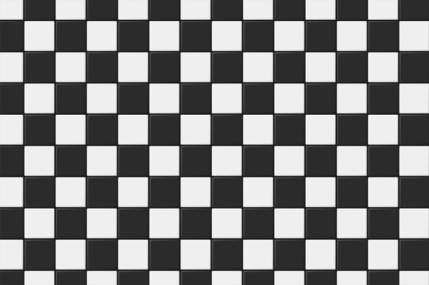 Vector black and white tiles seamless pattern vector