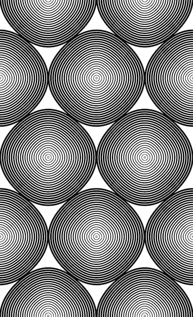 Black and white vector ornamental pattern, seamless art background decorated with monochrome lines, best for graphic and web design. Geometric ornate decoration.