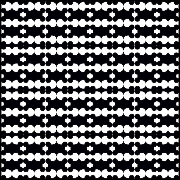 黒と白のベクトルシームレスパターン