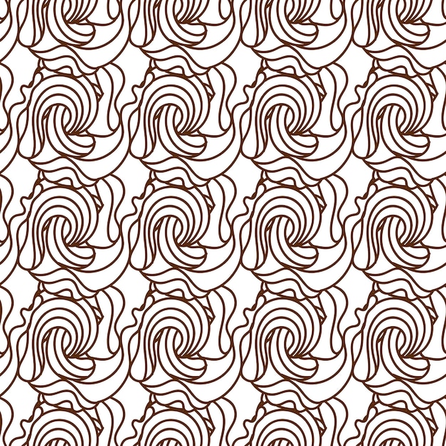 Black and white vector wave patterns Adult Coloring pages