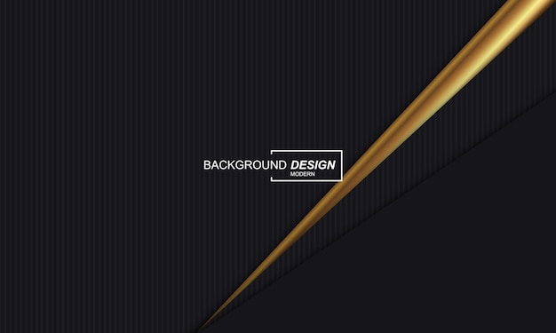 black with golden lines background modern luxury