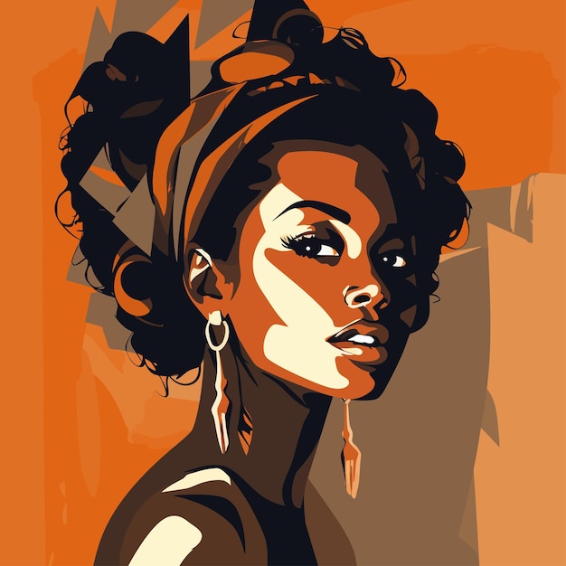 black woman illustration