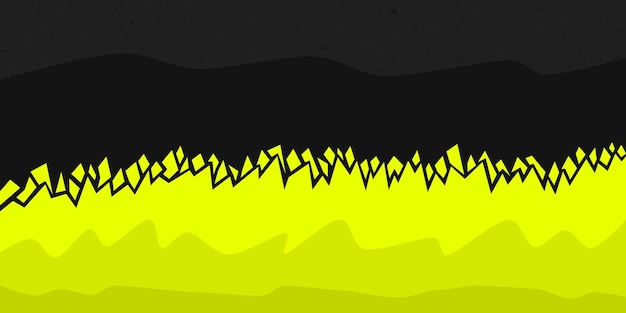 black and yellow abstract background digital banner flat design