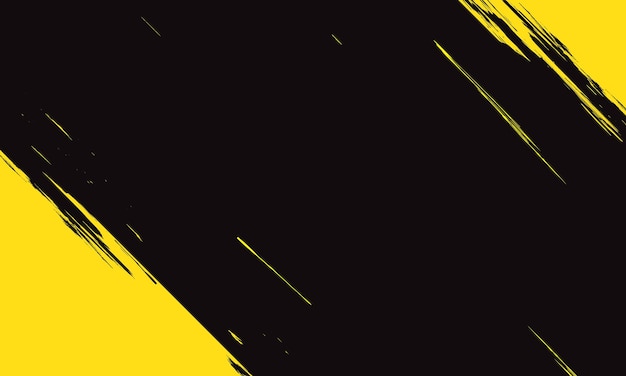 Black and yellow grunge background