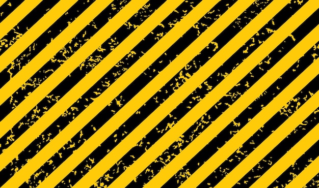 Black and yellow with texture, vector illustration