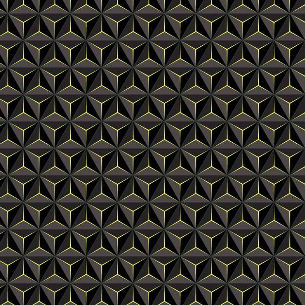 Vector black3d abstract pattern background designs template