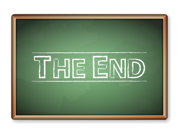 Blackboard the end