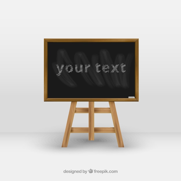 Vector blackboard template