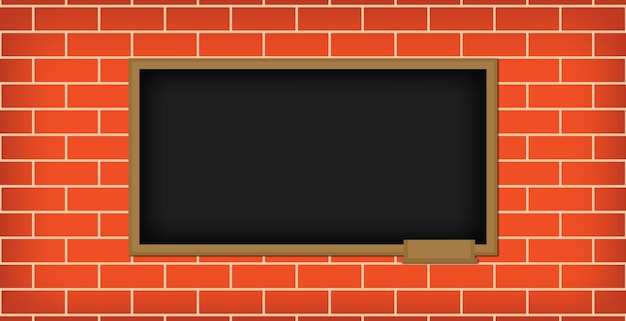 blackboard on wall background wallpaper vector