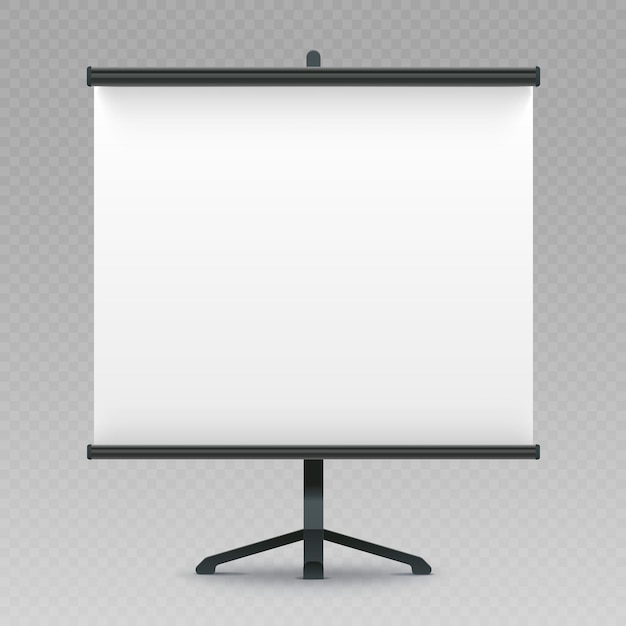 Vector blackboard with paper for lecture presentation planning analysis or graphs realistic poster panel