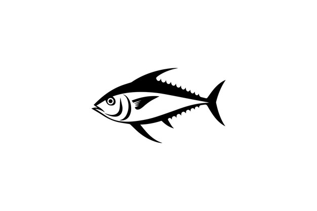 Vector blackfin tuna icon