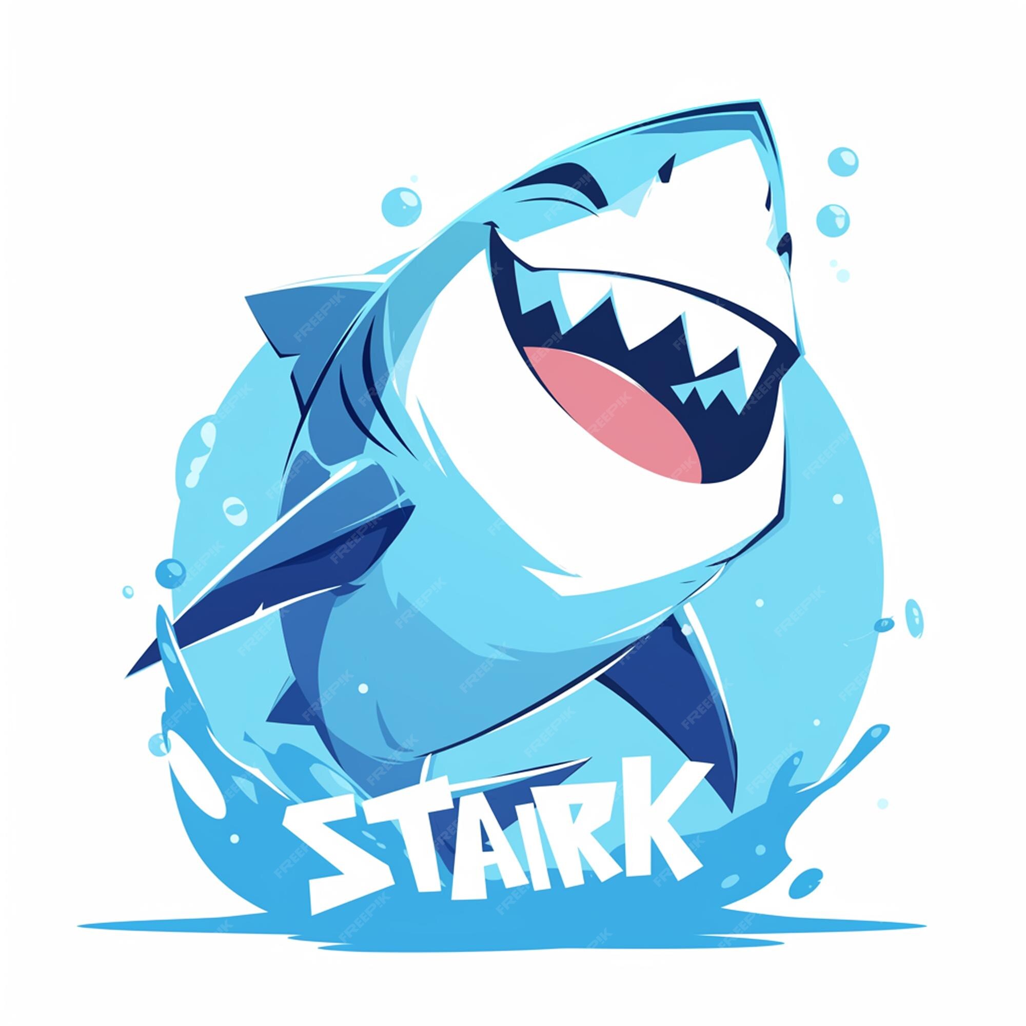 Premium Vector | Blacktip Reef Shark Patrolling the Reef