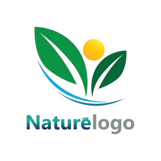 Blad logo ontwerp vector voor natuur symbool sjabloon bewerkbare groene blad logo ecologie natuur element vector icon