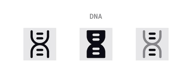 Blad met DNA-pictogrammen