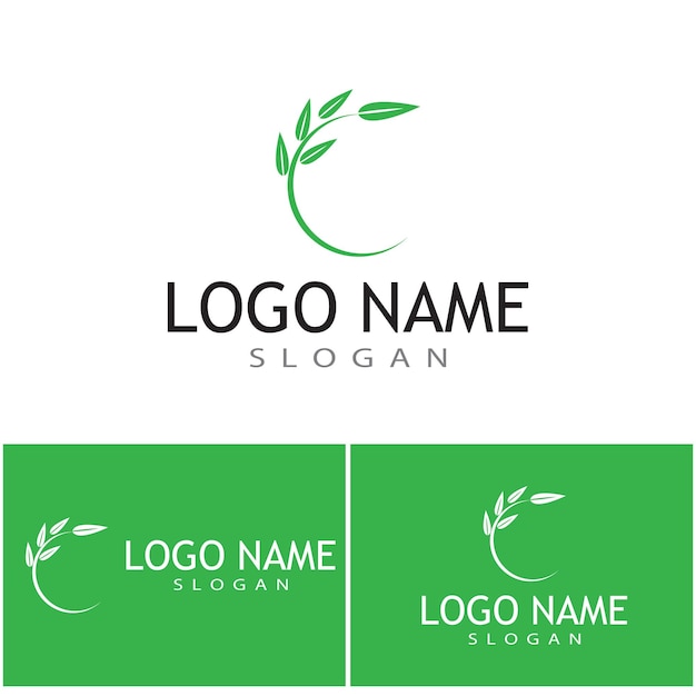 Blad pictogram Vector illustratie ontwerp Logo sjabloon