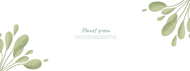 Bladeren achtergrond ontwerp vector voor groene gebladerte natuur achtergrond