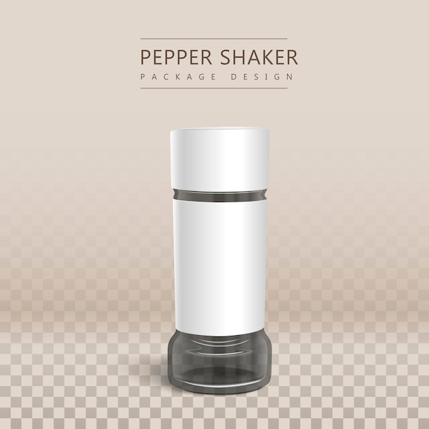 Blanco zout peper shakers