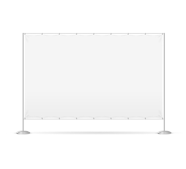 Blank Banner Billet Press Wall Vector