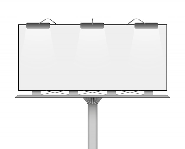 Blank billboard mockup for your advertisement.