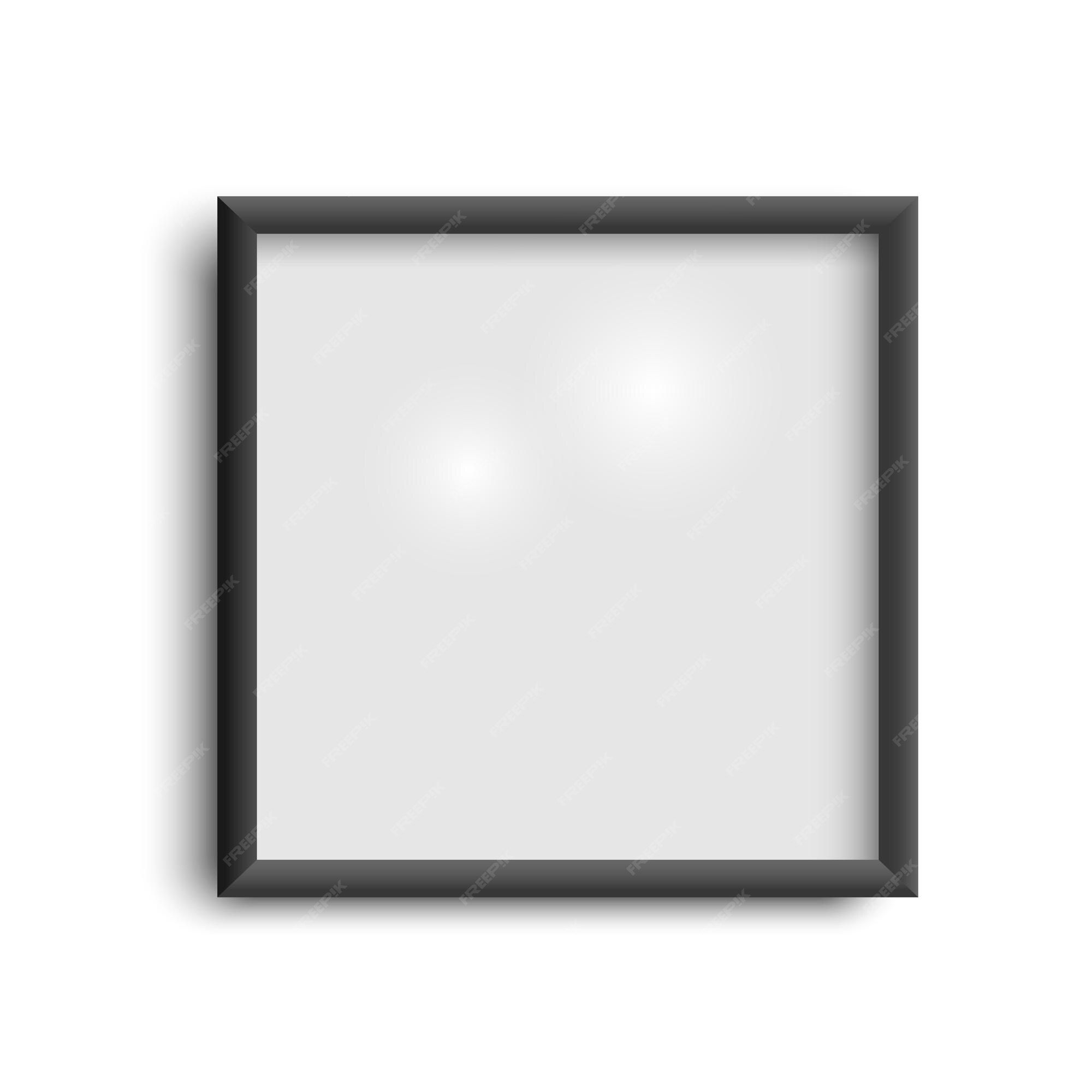 Square White Blank Picture frame Stock Vector by ©GalaStudio 94645964