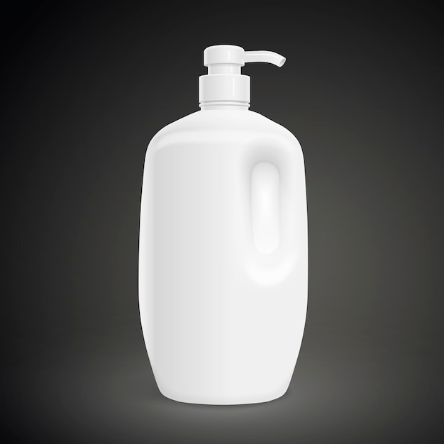 Blank body care bottle