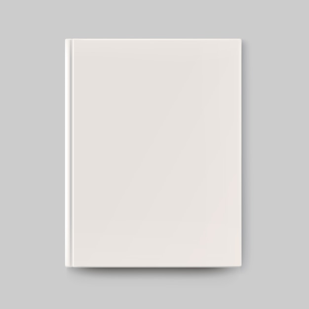 Vector blank book cover