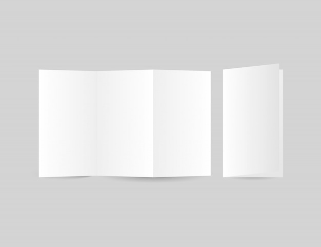 Blank brochure template