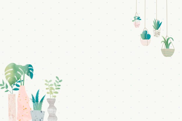Vector blank cactus frame design vector