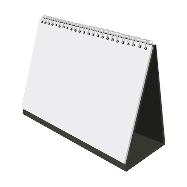 Vector blank calendar