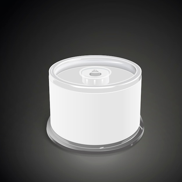 Blank CD container