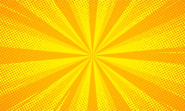 Blank comic cartoon yellow background