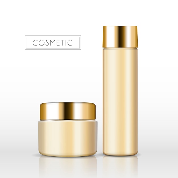 Blank cosmetic bottle  for branding