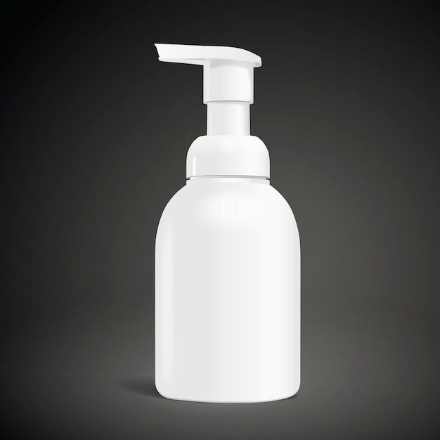 Blank cosmetic bottle