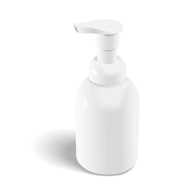 Blank cosmetic bottle