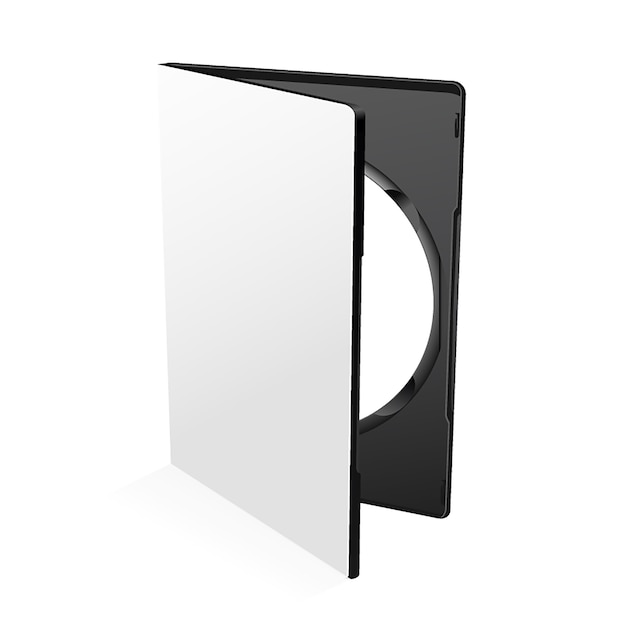 Vector blank dvd case