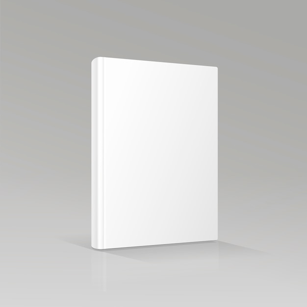 Blank empty book cover