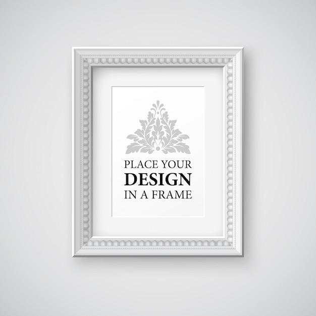 blank frame  on the wall