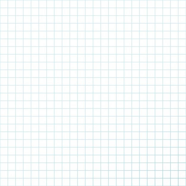 数学のノートスケッチまたは学校のプロジェクトのための青い線を持つ空白のグリッド紙の背景単純な空白