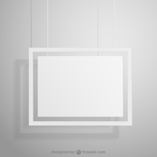 Blank hanging frame