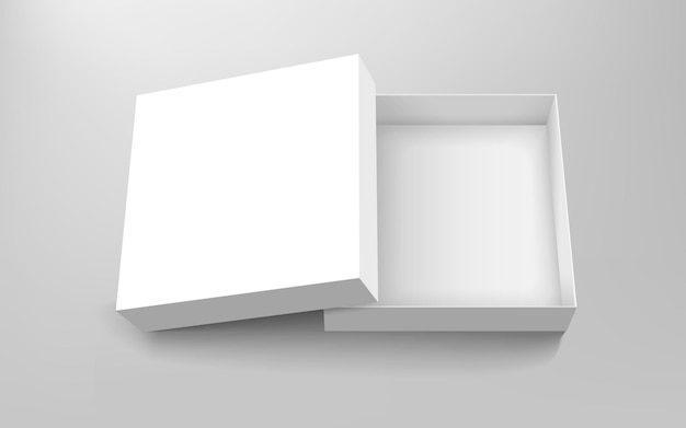 Vector blank paper box