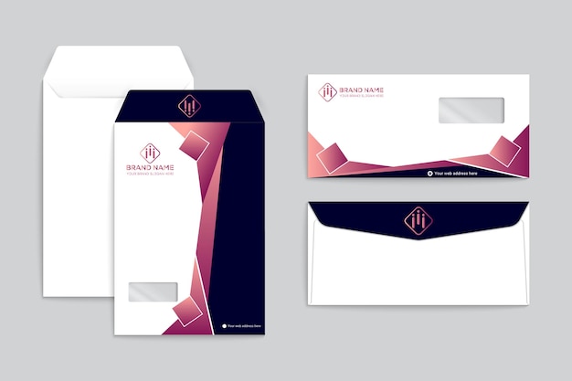 Blank paper envelopes for your design