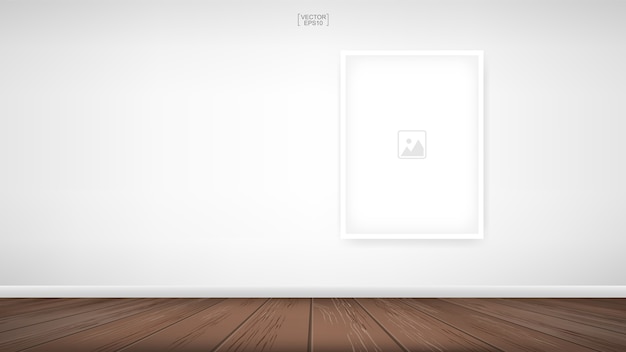 Blank photo frame illustrazione