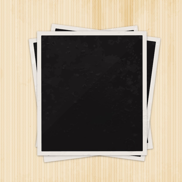 Blank photography frame