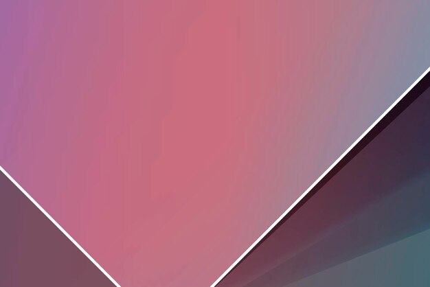 Blank pink geometric frame vector