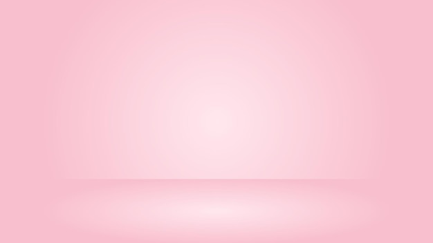 blank pink studio room with color lighting effect background for product display and graphic design