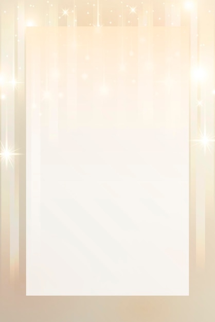 Blank rectangle gold frame vector