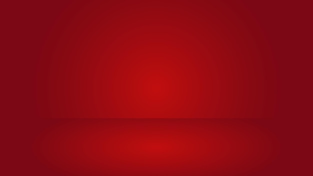 blank red studio room with color lighting effect background for product display and graphic design