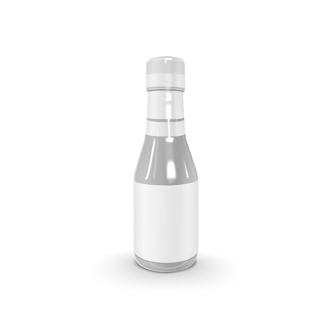 blank sauce bottle