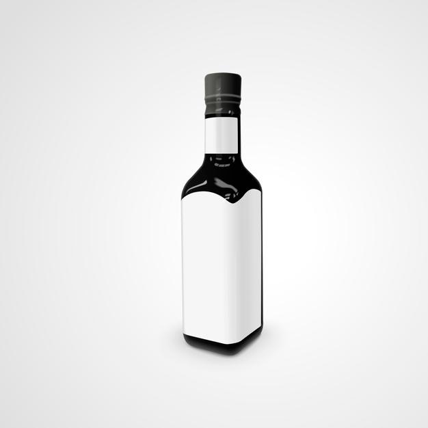 blank sauce bottle