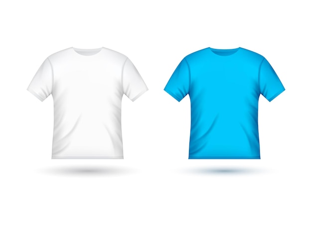 Vector blank shirt template clothing fashion